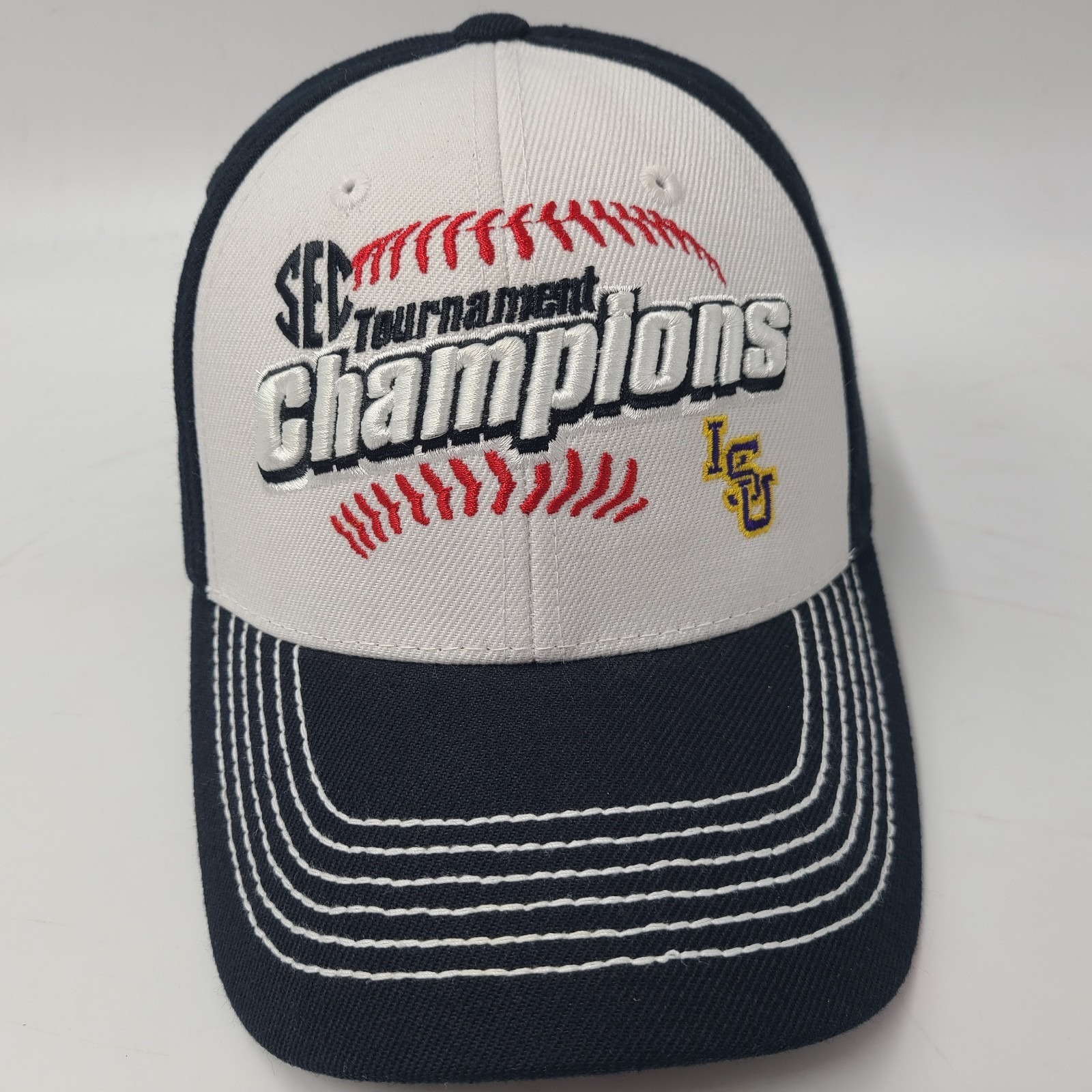 Lsu Tigers Hat Snapback 2013 Sec Baseball Tournament Champions Wool Blend Ncaa